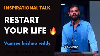 Restart Your Life | Vamsee Krishna Reddy | Inspirational Talk At Vijaywada