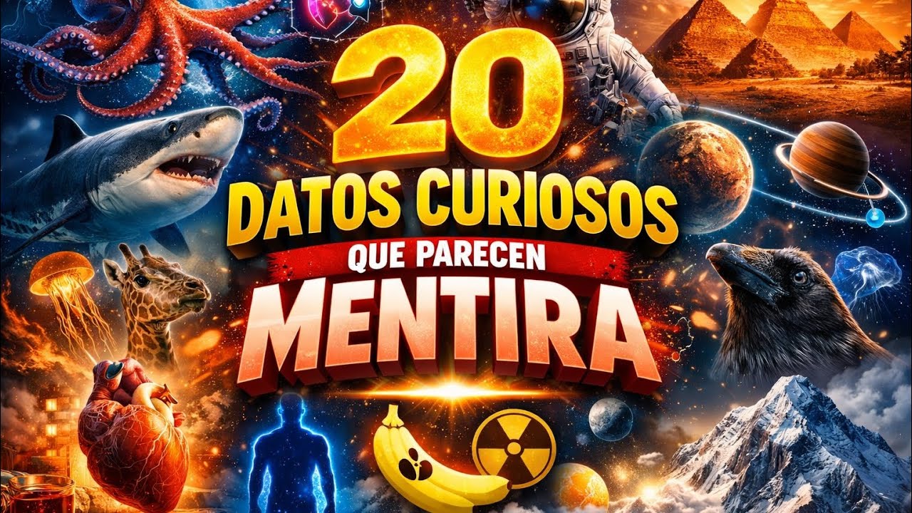 20 DATOS CURIOSOS QUE TE VOLARÁN LA MENTE💥🤯