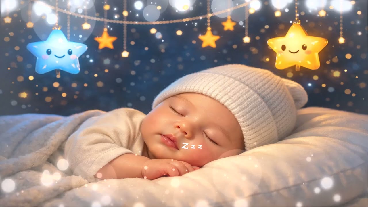 Sleep Instantly 💤 Relaxing Mozart Brahms Lullaby 🌙 Baby Sleep Music for Insomnia & Calm