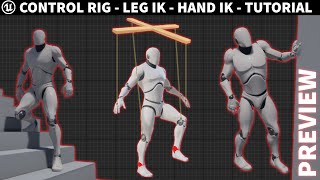 UE4 IK Foot Hand Placement Control Rig Tutorial Series Preview Episode