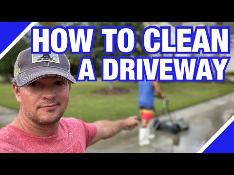 How to Pressure Wash a Concrete Driveway - Step By Step Walkthrough