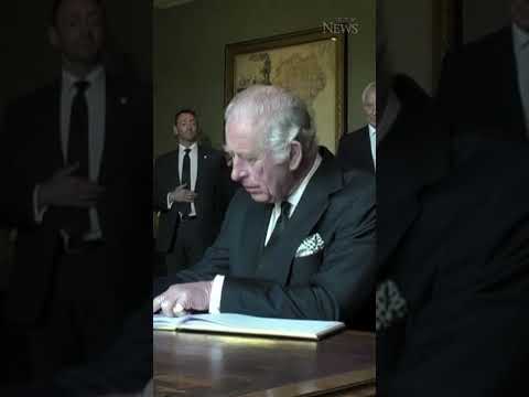 King Charles III frustrated by leaking pen: 'I can't bear this' #shorts #royalfamily