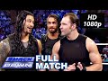 The Shield (Ambrose/Rollins/Reigns) vs CM Punk & John Cena Full Match WWE SmackDown Dec. 20, 2013 HD