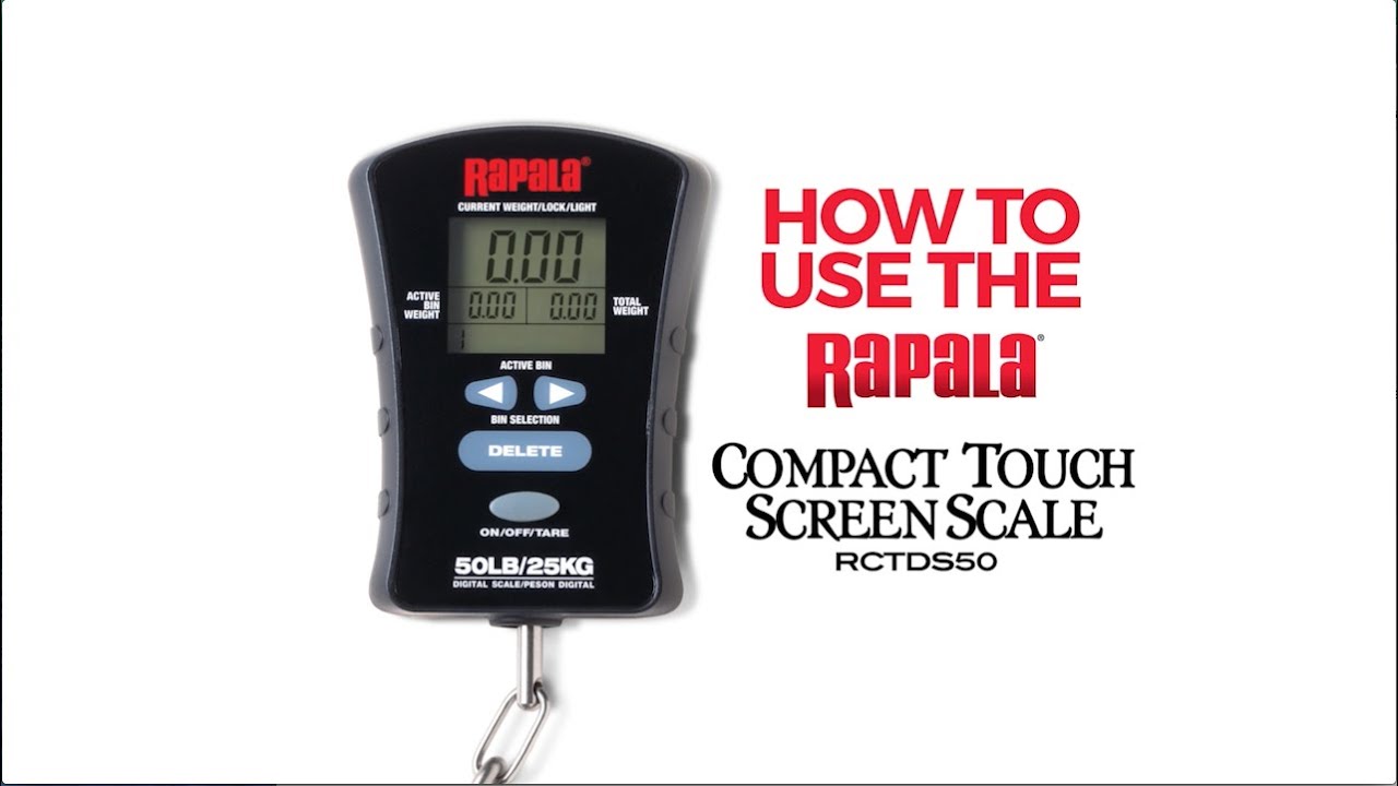 Rapala® RCTDS 50 Scale Instructions 