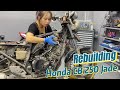 Rebuilding honda cb 250 jade 1991