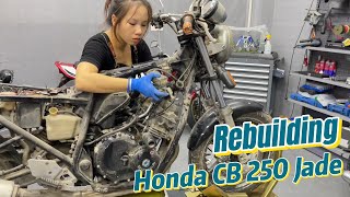 Rebuilding Honda CB 250 Jade 1991