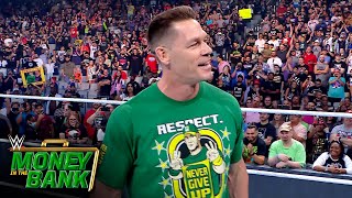 Cena addresses the WWE Universe after WWE Money in the Bank: WWE Network Exclusive, July 18, 2021