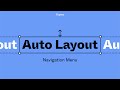 Figma Auto Layout Navigation Menu Tutorial