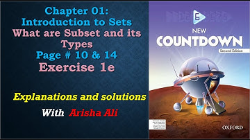 What is Subset and its types || Oxford countdown 2nd edition || Class #6