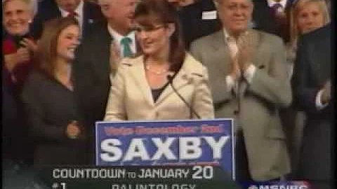 Countdown: Palin Campaigning in Georgie for Chambl...