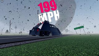 Intense 199 MPH intercept | Twisted ROBLOX