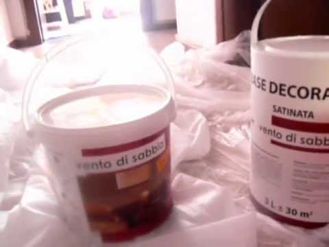 Tutorial pittura vento di sabbia per salone ed ingresso leroy ... Idropittura murale fleur gamma colori
