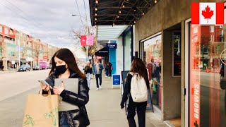 🇨🇦Walk Vancouver Kitsilano area: West 4th Ave Canada [SIBTITLES 자막]캐나다 벤쿠버 키칠라노 4가 걸어요