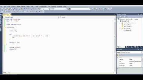 Microsoft Visual Studio C++ Tutorial 10 (do while loop), HD