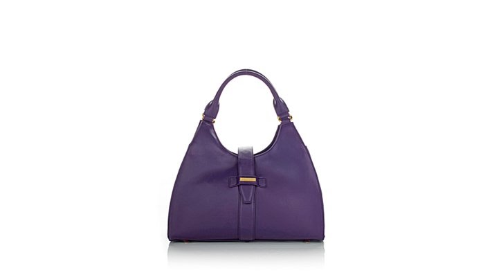 IMAN Platinum Luxe Leather City Chic Handbag
