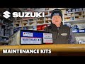 Suzuki maintenance kits  introduction and explanation 4k