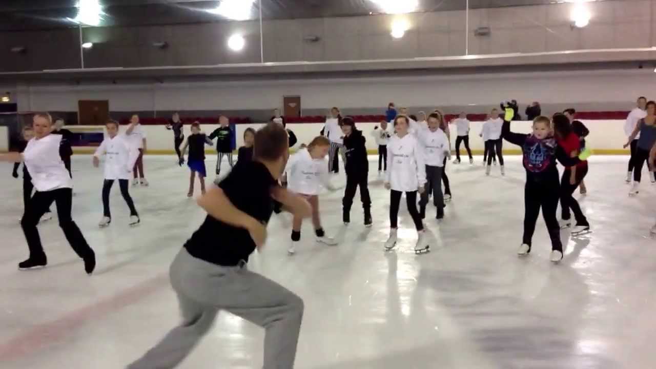 Karen Barber & Dan Whiston Dancing on Ice Solihull Ice Rink