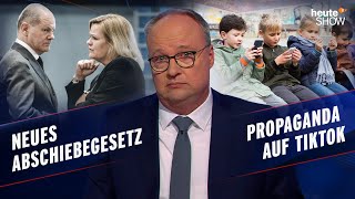 Migration: Ekligkeitswettbewerb mit der AfD | TikTok im Kinderzimmer | heute-show vom 03.11.2023