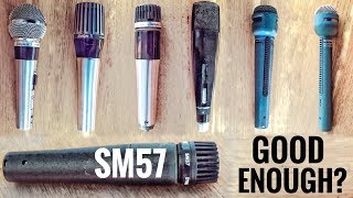 How does my new Shure SM57 compare to the vintage classic dynamic microphones?