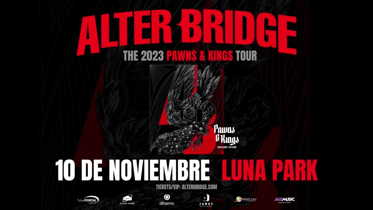 Alter Bridge @ Luna Park, Bs As, Argentina (10/11/2023)