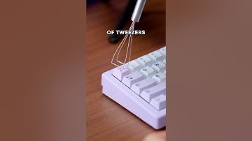 How to remove keyboard keys and switches