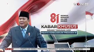 Download lagu OBB Kabar Khusus Sidang Tahunan MPR Pidato Kenegaraan Presiden RI @ tvOne (14/08/2026)