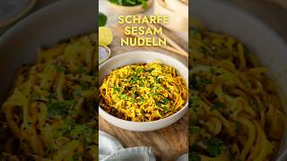 Chili-Tahini-Nudeln in 15 Minuten