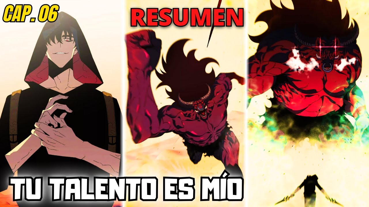 🦹‍♂️⚡ DESPERTÓ el talento de COPIAR A LOS DEMÁS | MANHWA RESUMEN 06
