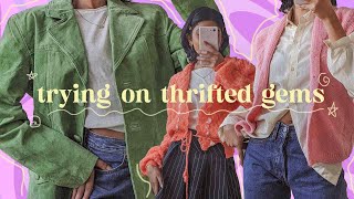 you won't BELIEVE what i thrifted ☆ try on haul
