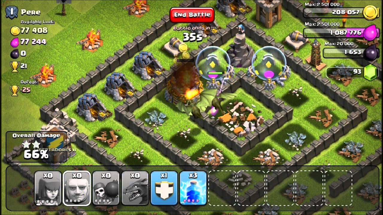 Lets Play Clash Of Clans: #10 -New Wizard Tower upgrading to level 4! 