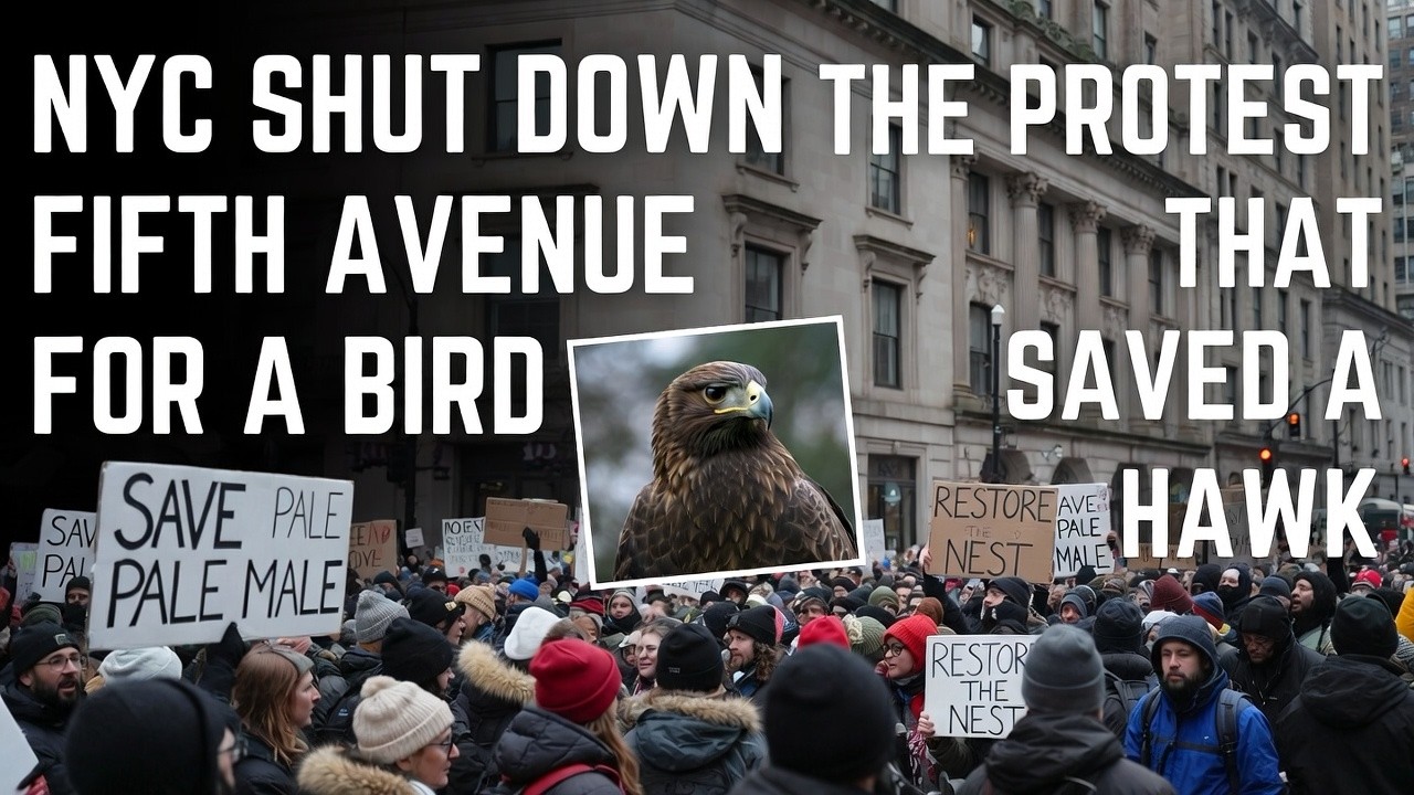 Why Thousands of New Yorkers Protested for a Hawk - YouTube