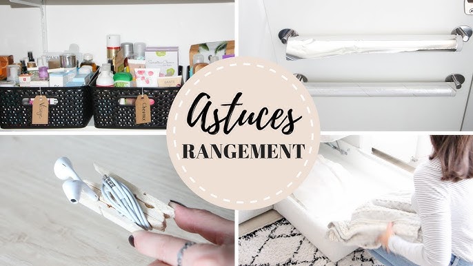 ✨11 ASTUCES RANGEMENT ET ORGANISATION 100%ACTION 