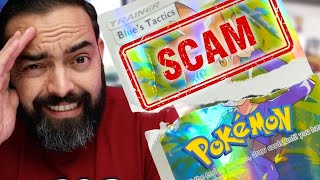 SCAM - Fake Pokemon Booster Box (Signs it’s NOT Real) #shorts