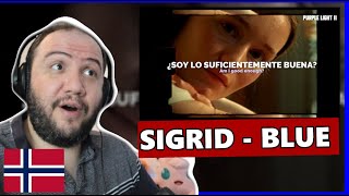 Sigrid - Blue (Lyrics Video) Utlendings Reaksjon 🇳🇴 Nordic REACTION