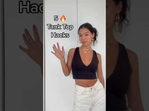 🔥5 Tank Top Hacks #Shorts