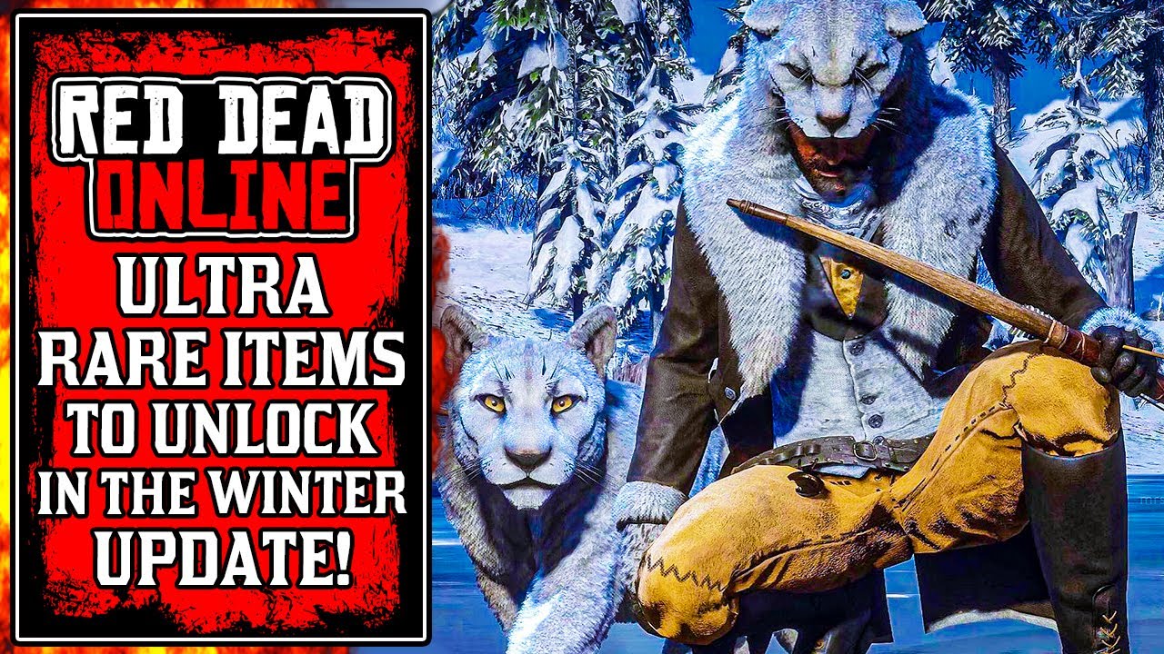 Extremely RARE Red Dead Online Winter UPDATE Items You NEED To Buy