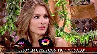 Pampita: 'Estoy en crisis con Pico Mónaco'