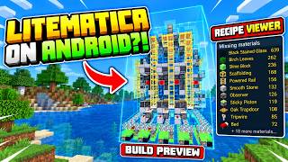 Litematica is FINALLY Possible on Minecraft Android! | MCPE LeviLauncher
