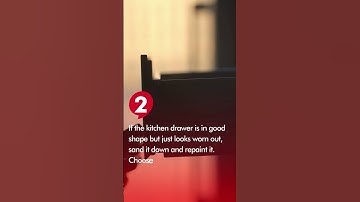 I have found an easy way to repair the kitchen drawer.