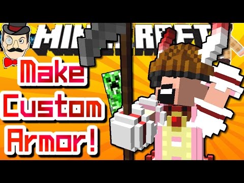 hot typist Profession Minecraft CREATE CUSTOM ARMOR! Build Anything & Wear It! - YouTube