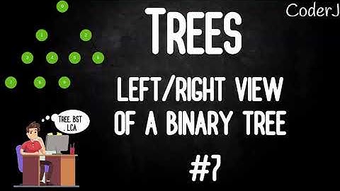 Trees | Left and Right view of a Binary Tree | CoderJ