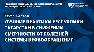 Лучшие практики Республики Татарстан в снижении смертности от болезней системы кровообращения