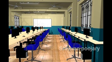 Lab model in Autodesk 3dsmax