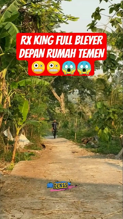 RX KING TWO STROKE BANGUNIN TEMEN FULL BLEYER DI DEPAN RUMAHNYA #feedshorts #exki
