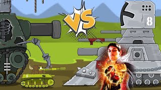 Крестоносец vs Мс-001 - Реакция на 152mm - Мультики про танки - ( 152мм анимация мульт ! )