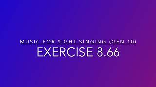 Exercise 8.66 - Music for Sight Singing