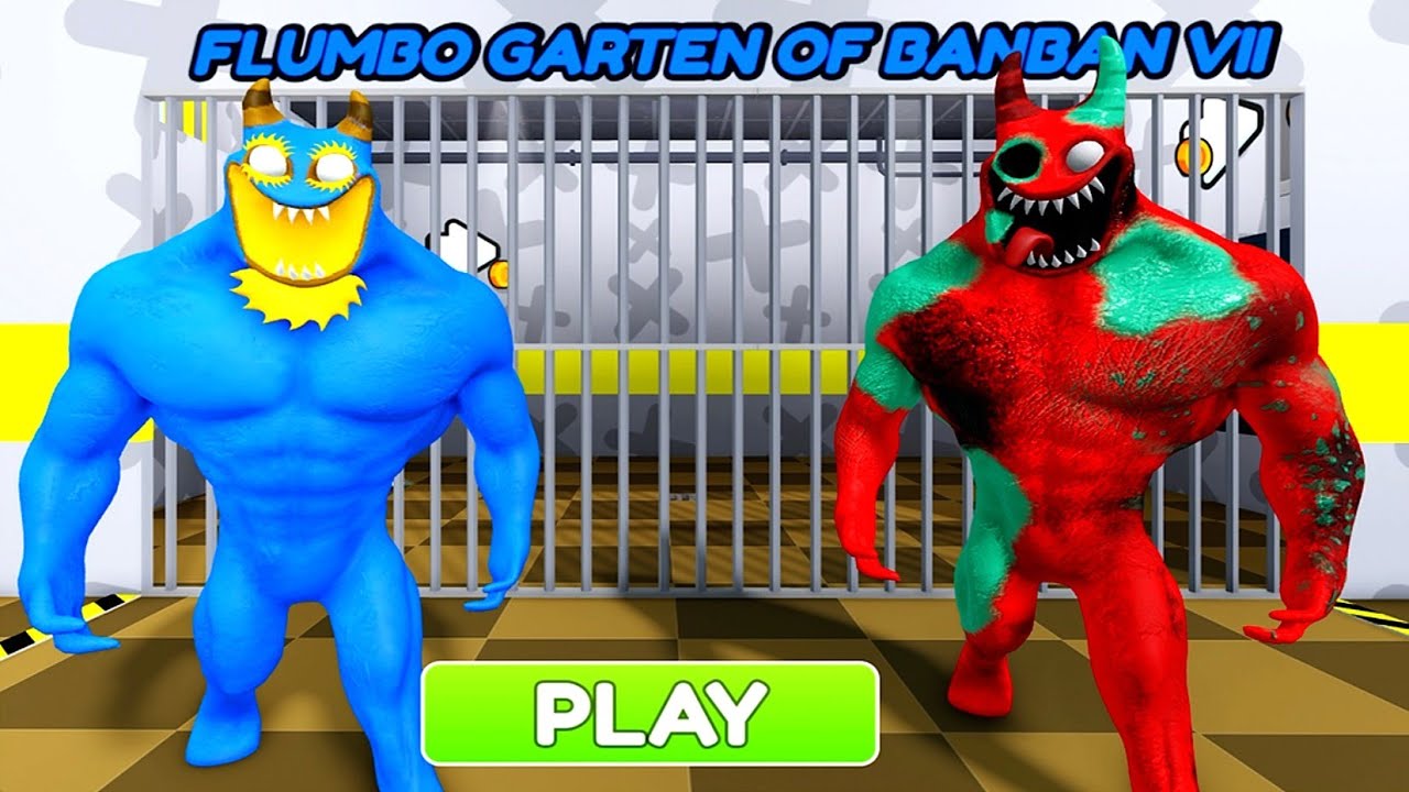 Escape HELLISH FLUMBO GARTEN OF BANBAN PRISON RUN! Roblox Obby