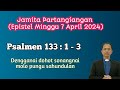 Jamita partangiangan epistel minggu tgl 7 april 2024 psalmen 13313