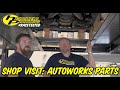 Shop visit with autoworks parts