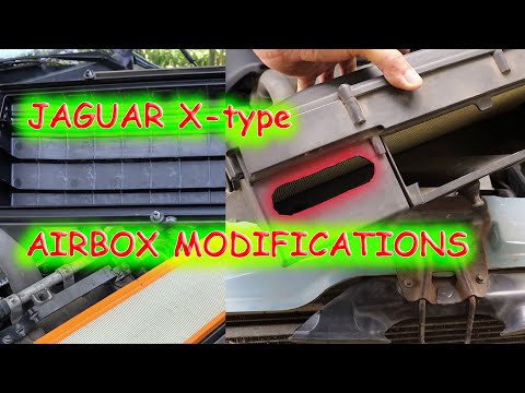 Jaguar X-type airbox mod